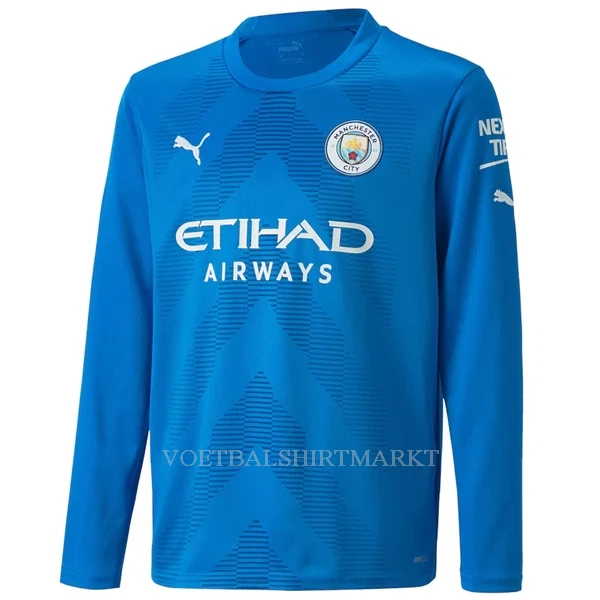 Manchester City Keeper Shirt Heren Thuis 2022-23 Lange Mouw