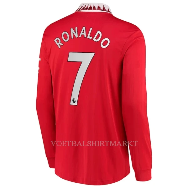 Manchester United Ronaldo 7 Shirt Heren Thuis 2022-23 Lange Mouw