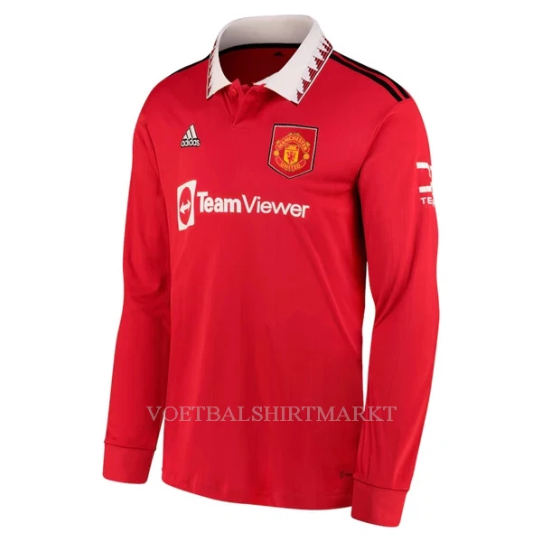 Manchester United Shirt Heren Thuis 2022-23 Lange Mouw