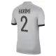 Paris Saint-Germain Hakimi 2 Shirt Heren Uit 2022-23