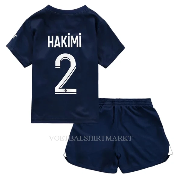 Paris Saint-Germain Hakimi 2 Tenue Kind Thuis 2022-23