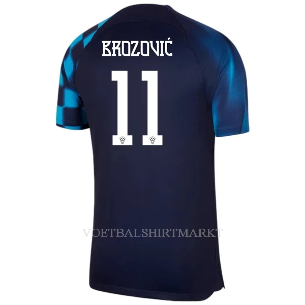 Kroatië Brozovic 11 Shirt Heren Uit WK 2022