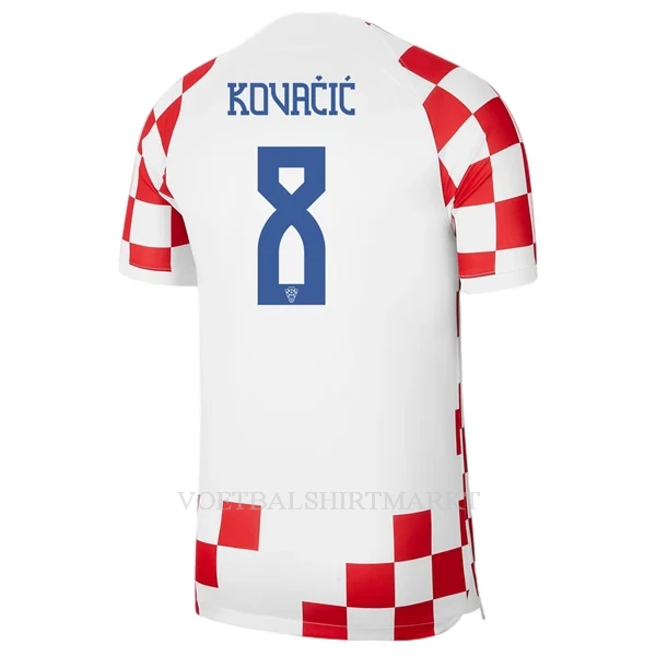 Kroatië Kovacic 8 Shirt Heren Thuis WK 2022