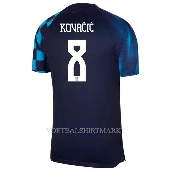 Kroatië Kovacic 8 Shirt Heren Uit WK 2022