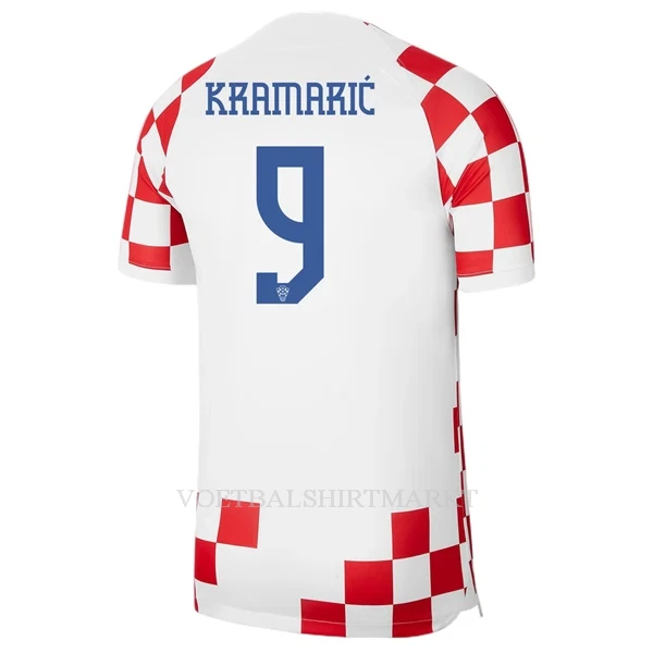 Kroatië Kramaric 9 Shirt Heren Thuis WK 2022