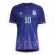 Messi 10 Argentinië Shirt Heren Uit WK 2022