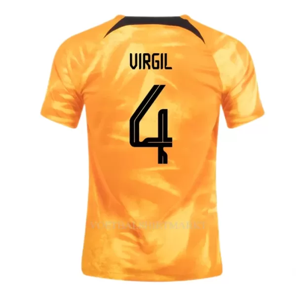 VIRGIL 4 Nederland Shirt Heren Thuis WK 2022