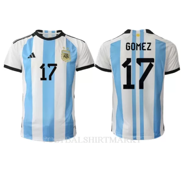 Argentinië Alejandro Gomez 17 Shirt Heren Thuis WK 2022