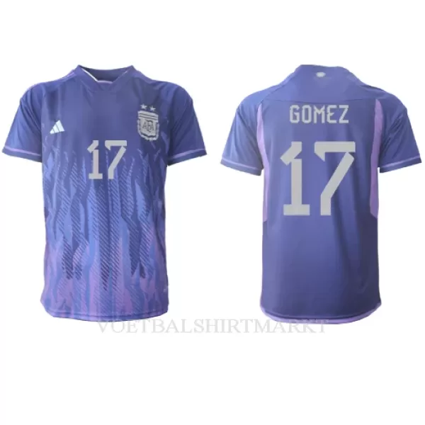 Argentinië Alejandro Gomez 17 Shirt Heren Uit WK 2022