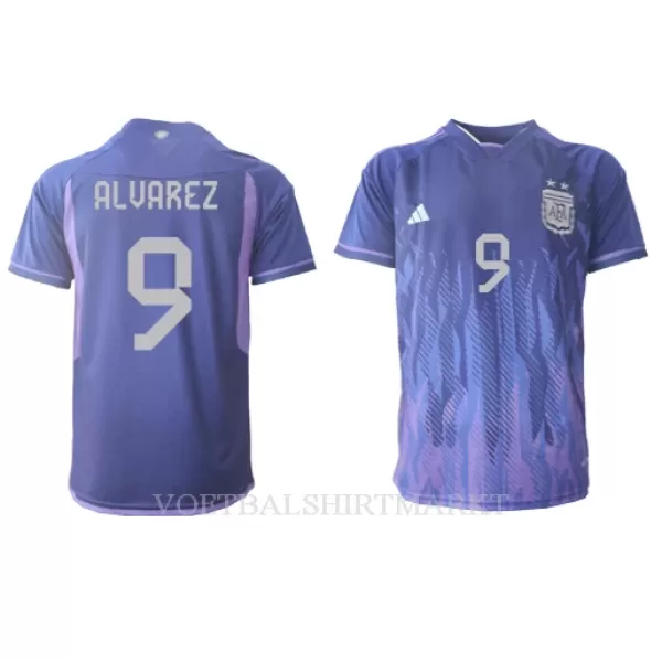 Argentinië Julian Alvarez 9 Shirt Heren Uit WK 2022