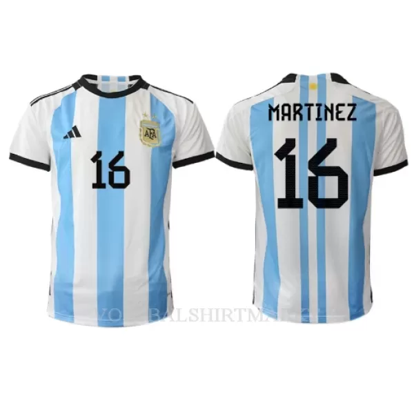 Argentinië Lisandro Martinez 16 Shirt Heren Thuis WK 2022