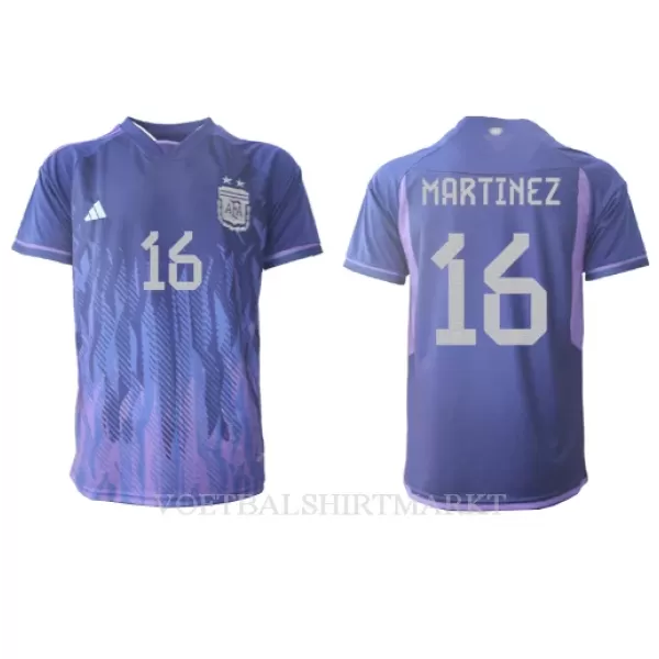 Argentinië Lisandro Martinez 16 Shirt Heren Uit WK 2022