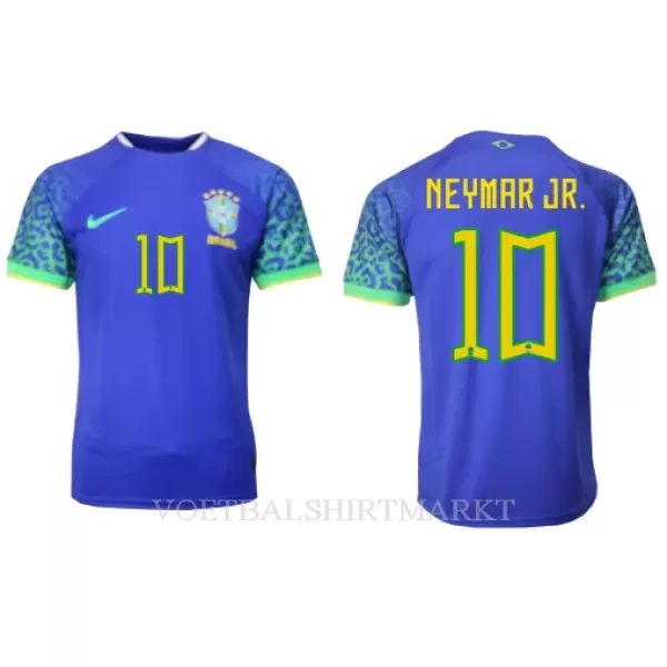 Brazilië Neymar Jr 10 Shirt Heren Uit WK 2022