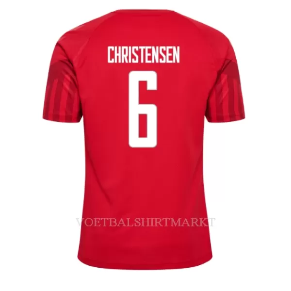 Denemarken Andreas Christensen 6 Shirt Heren Thuis WK 2022