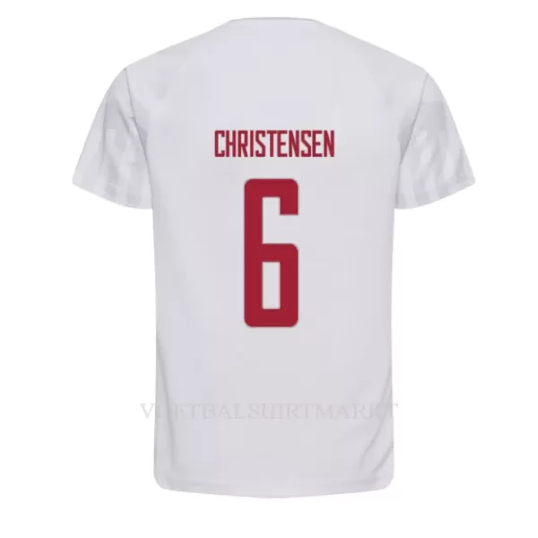 Denemarken Andreas Christensen 6 Shirt Heren Uit WK 2022