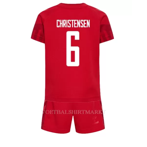 Denemarken Andreas Christensen 6 Tenue Kind Thuis WK 2022