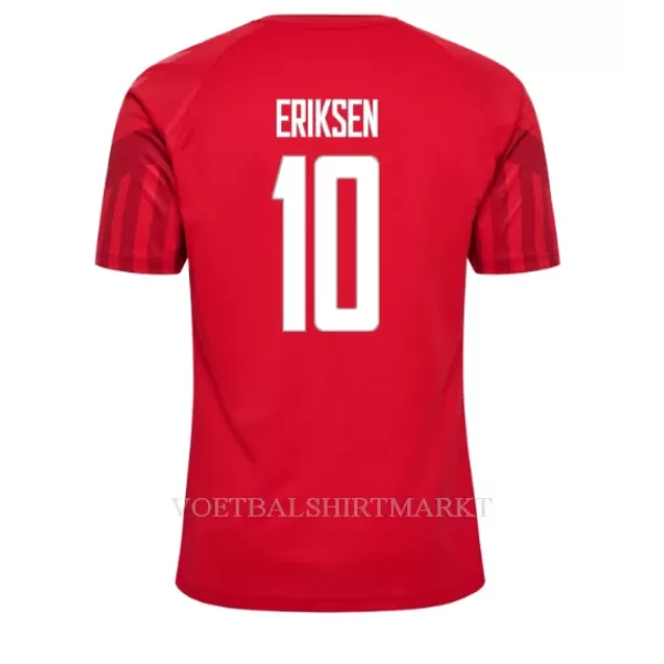 Denemarken Christian Eriksen 10 Shirt Heren Thuis WK 2022