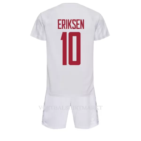 Denemarken Christian Eriksen 10 Tenue Kind Uit WK 2022