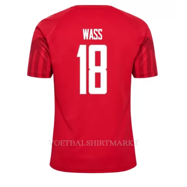 Denemarken Daniel Wass 18 Shirt Heren Thuis WK 2022