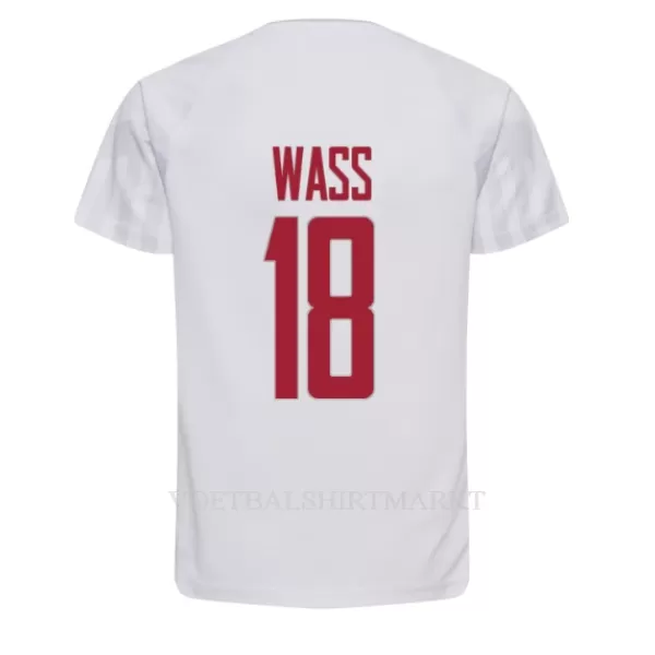 Denemarken Daniel Wass 18 Shirt Heren Uit WK 2022