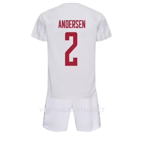 Denemarken Joachim Andersen 2 Tenue Kind Uit WK 2022