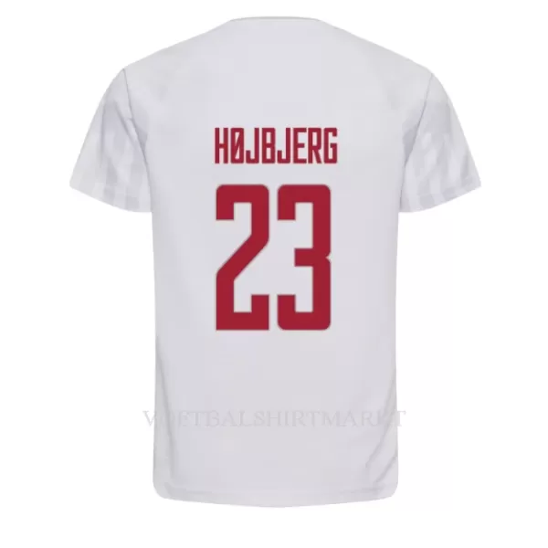 Denemarken Pierre-Emile Hojbjerg 23 Shirt Heren Uit WK 2022