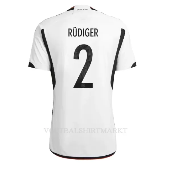 Duitsland Antonio Rudiger 2 Shirt Heren Thuis WK 2022