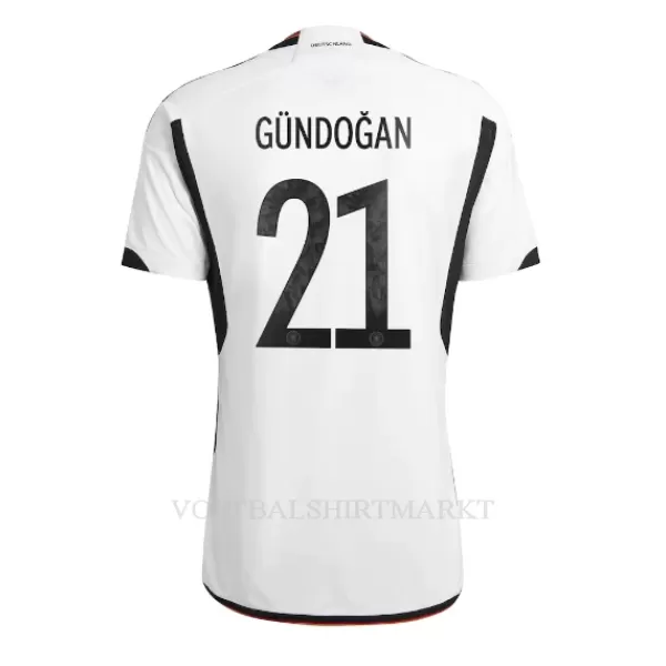 Duitsland Ilkay Gündogan 21 Shirt Heren Thuis WK 2022