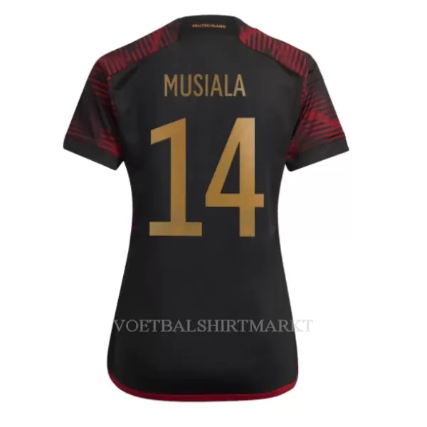 Duitsland Jamal Musiala 14 Shirt Dames Uit WK 2022