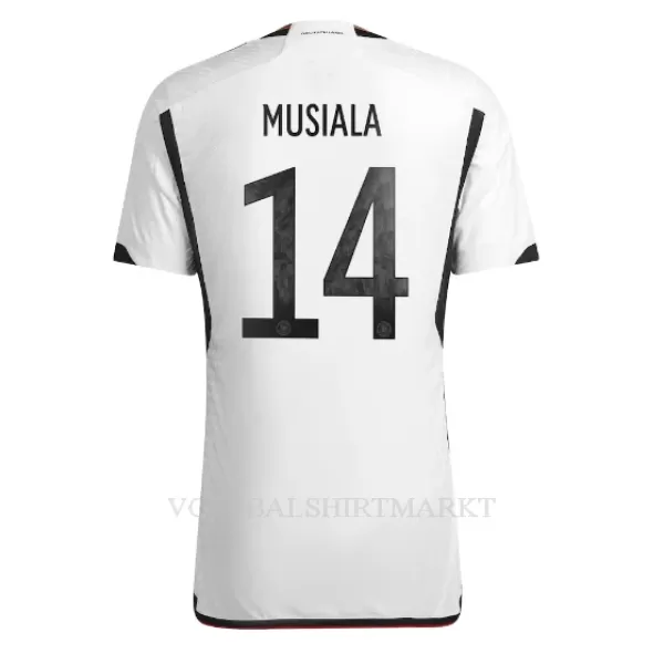 Duitsland Jamal Musiala 14 Shirt Heren Thuis WK 2022