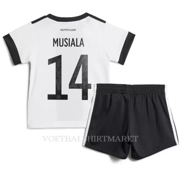 Duitsland Jamal Musiala 14 Tenue Kind Thuis WK 2022