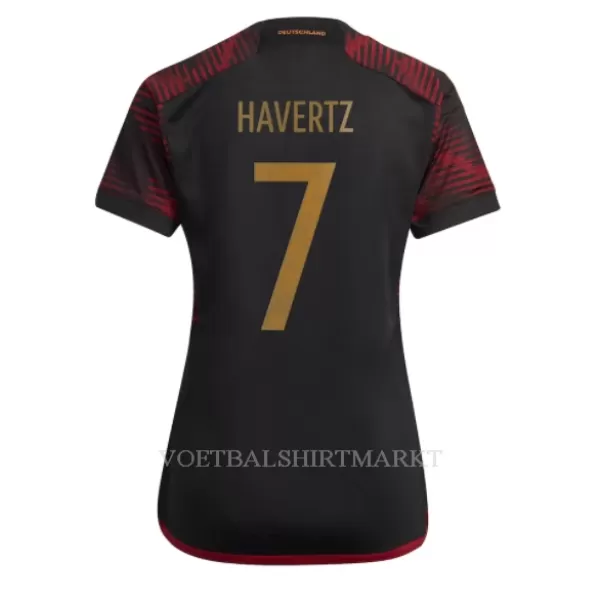 Duitsland Kai Havertz 7 Shirt Dames Uit WK 2022