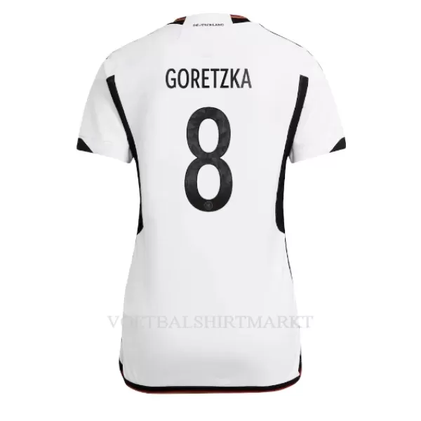 Duitsland Leon Goretzka 8 Shirt Dames Thuis WK 2022