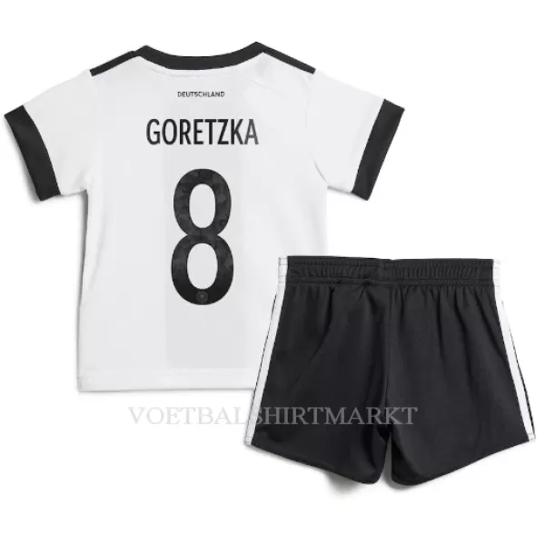 Duitsland Leon Goretzka 8 Tenue Kind Thuis WK 2022