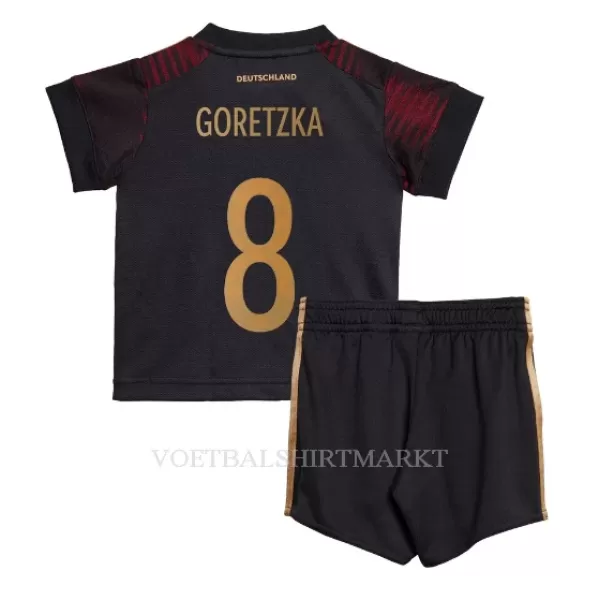 Duitsland Leon Goretzka 8 Tenue Kind Uit WK 2022