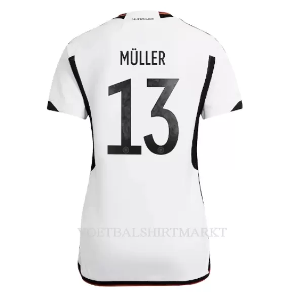 Duitsland Thomas Müller 13 Shirt Dames Thuis WK 2022