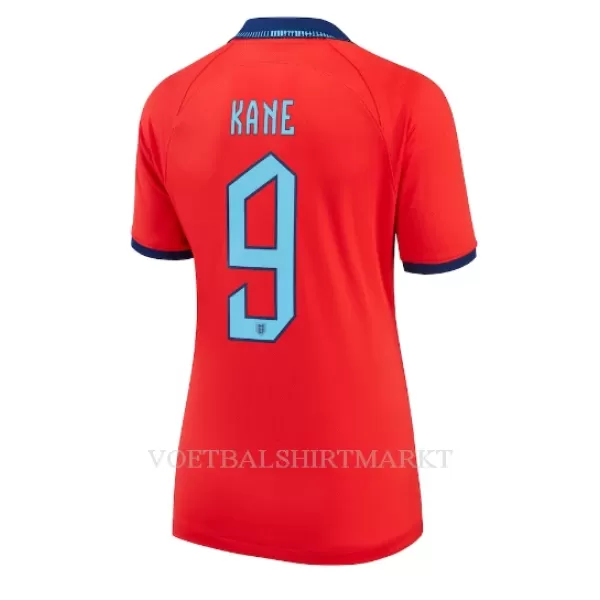 Engeland Harry Kane 9 Shirt Dames Uit WK 2022