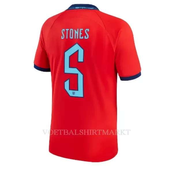 Engeland John Stones 5 Shirt Heren Uit WK 2022