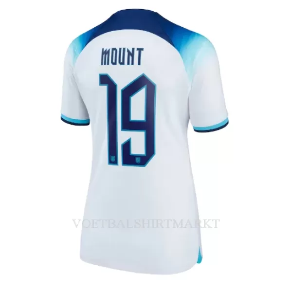 Engeland Mason Mount 19 Shirt Dames Thuis WK 2022