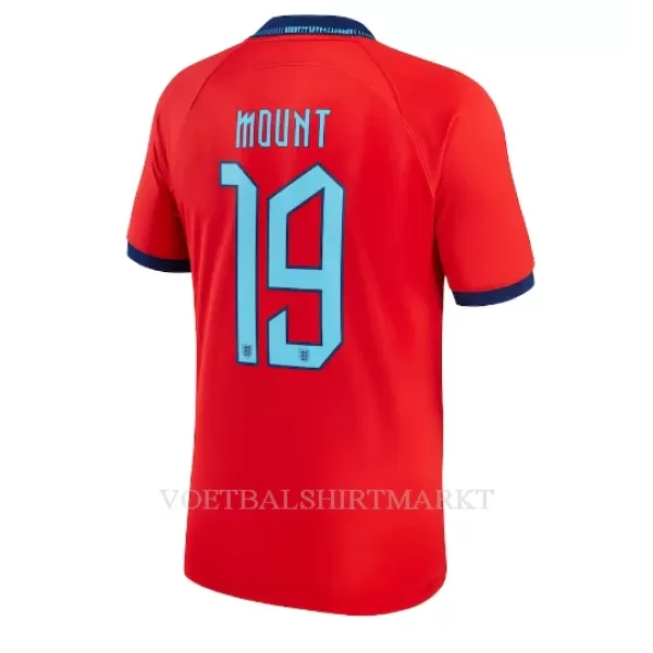 Engeland Mason Mount 19 Shirt Heren Uit WK 2022