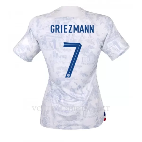 Frankrijk Antoine Griezmann 7 Shirt Dames Uit WK 2022