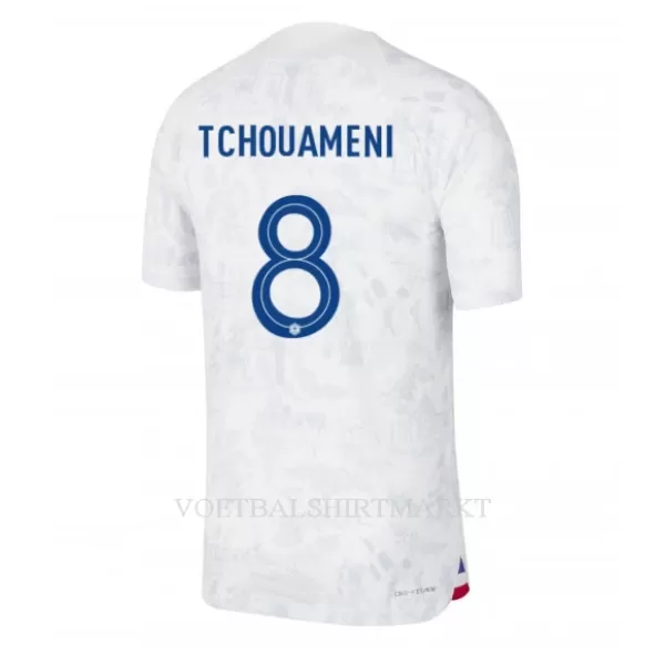 Frankrijk Aurelien Tchouaméni 8 Shirt Heren Uit WK 2022