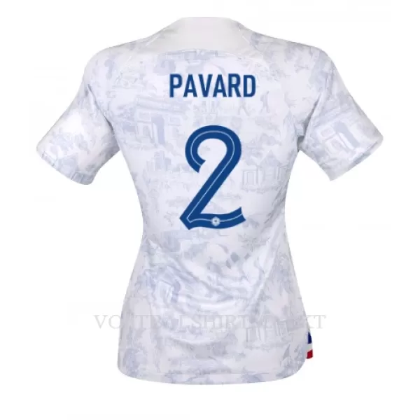 Frankrijk Benjamin Pavard 2 Shirt Dames Uit WK 2022