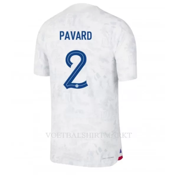 Frankrijk Benjamin Pavard 2 Shirt Heren Uit WK 2022