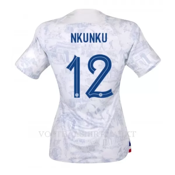 Frankrijk Christopher Nkunku 12 Shirt Dames Uit WK 2022