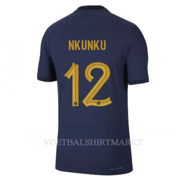 Frankrijk Christopher Nkunku 12 Shirt Heren Thuis WK 2022