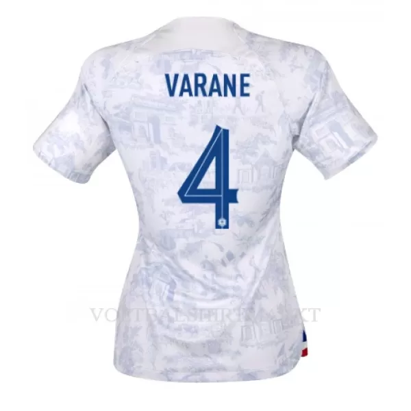 Frankrijk Raphael Varane 4 Shirt Dames Uit WK 2022