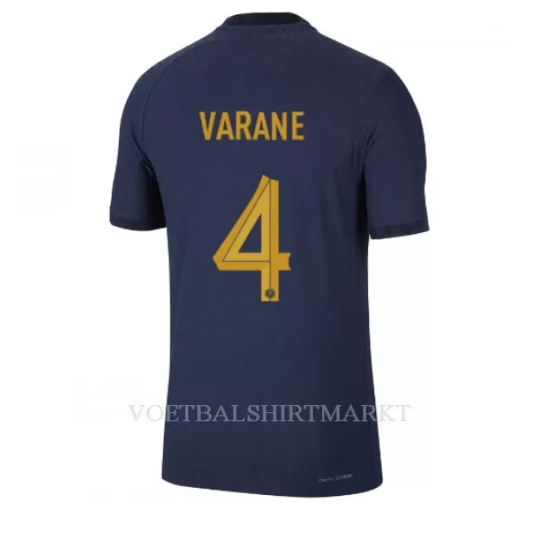 Frankrijk Raphael Varane 4 Shirt Heren Thuis WK 2022