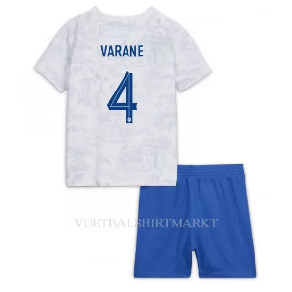 Frankrijk Raphael Varane 4 Tenue Kind Uit WK 2022