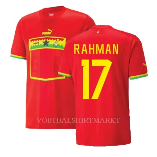 Ghana Baba Rahman 17 Shirt Heren Uit WK 2022